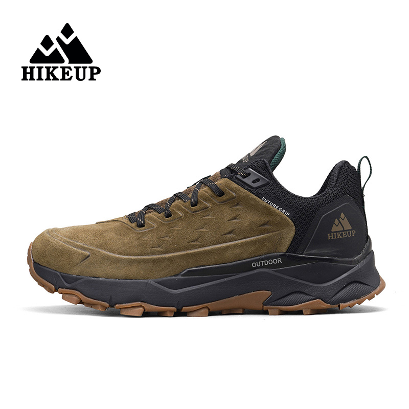 Hunting Outdoor Boots - HIKEUP Rubber Outsole Cushioned Shoes for