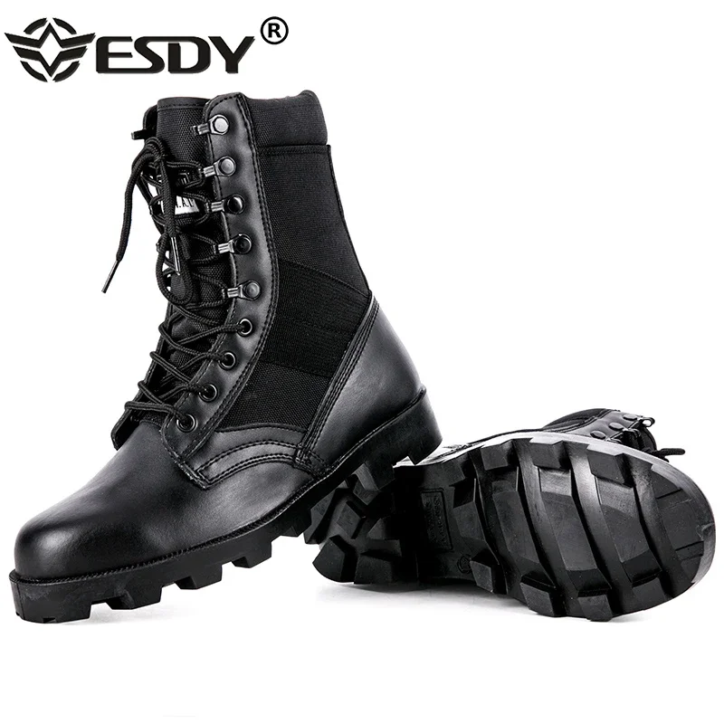 Hunting Boot Insole - Camouflage Ankle Boots Men Outdoor Genuine