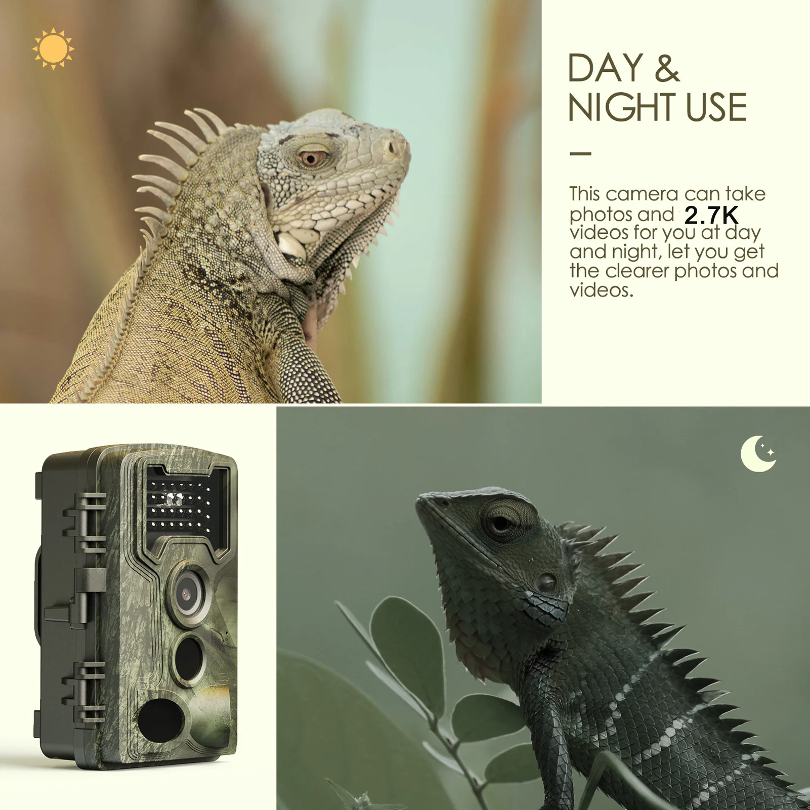 Hunting Trail Cameras 58MP 2.7 - огляд і ціна Outdoor Hunting Camera Wifi