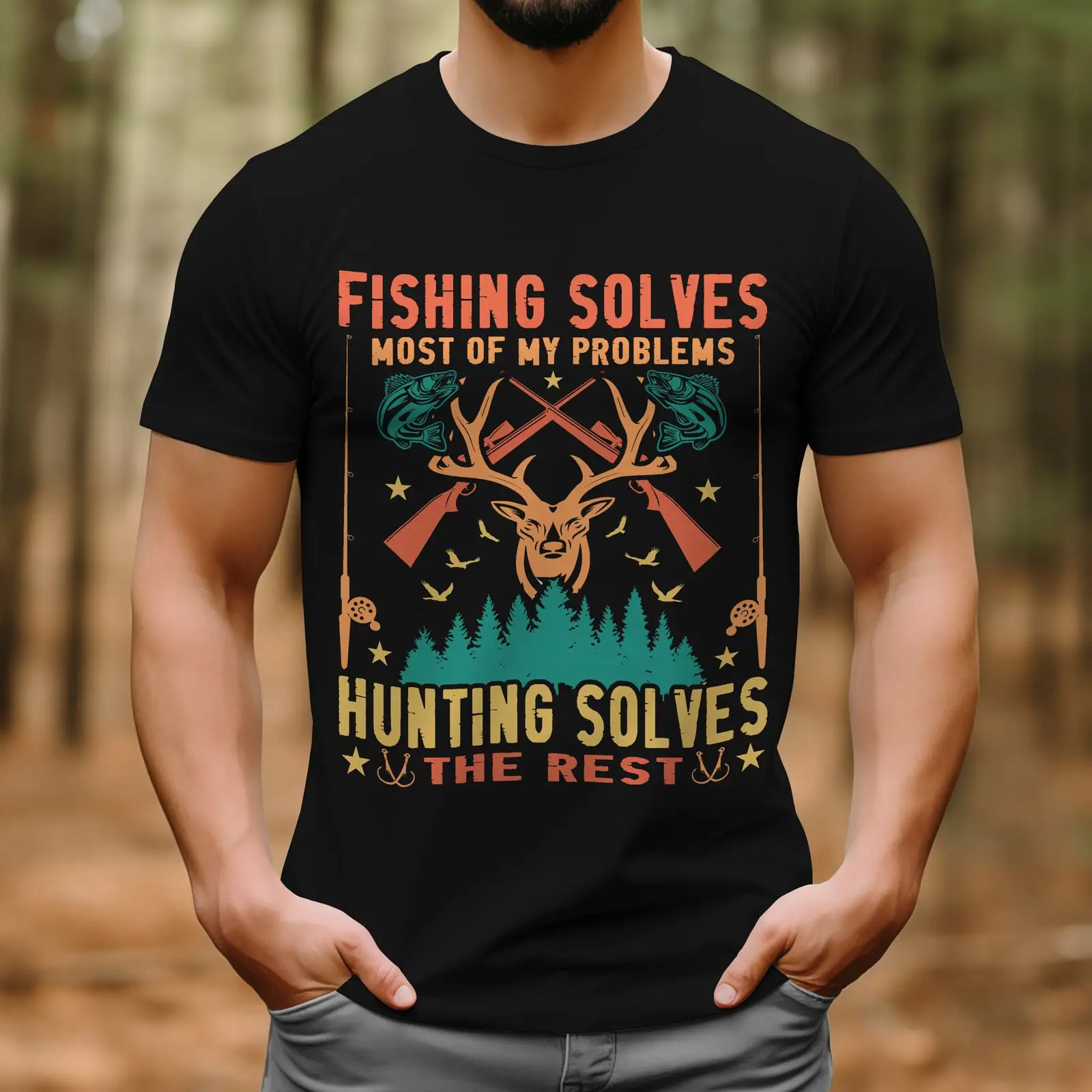 Fishing Hunting Funny Quote T  - огляд і ціна Outdoor Hunting Quotes
