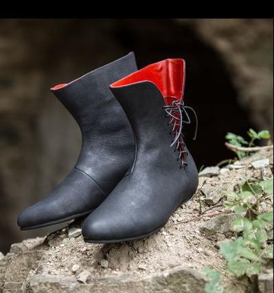 Medieval Shoes Man's Retro Pu  - огляд і ціна Hunting Outdoor Boots
