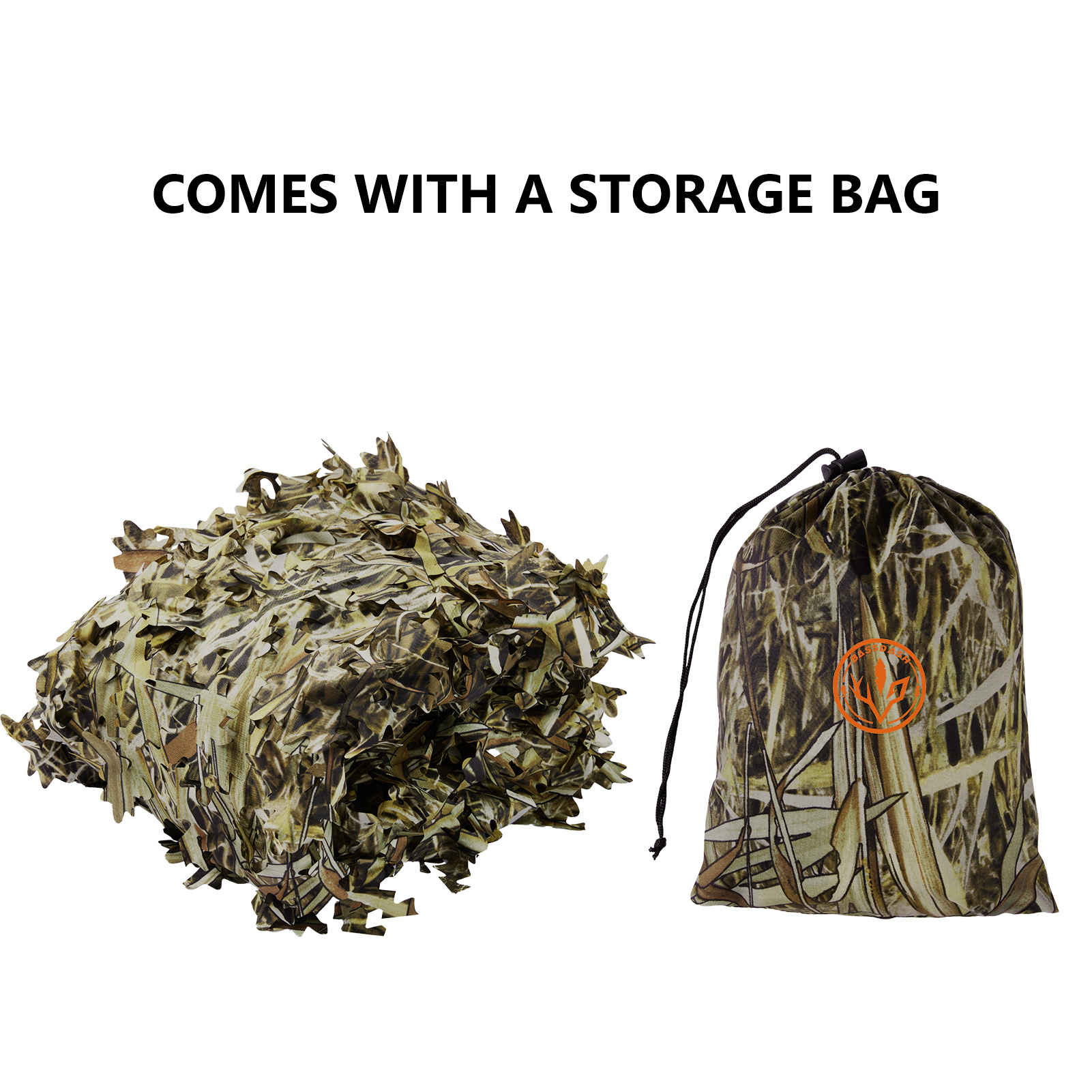 BASSDASH Camo Netting, Tear Re - огляд і ціна Hunting Blind Fabric