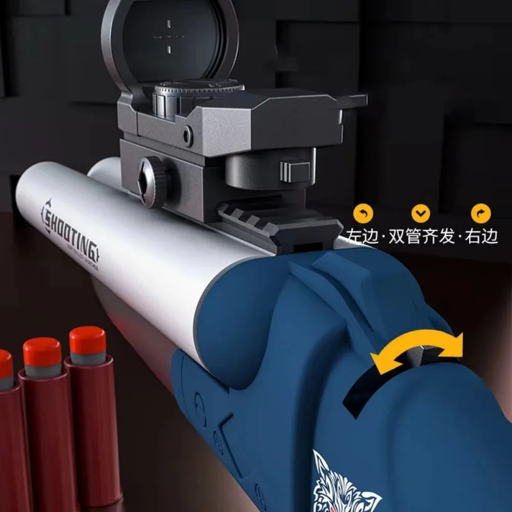 Double Barreled Shotgun Toy Bu - огляд і ціна Outdoor Hunting Games For Kids