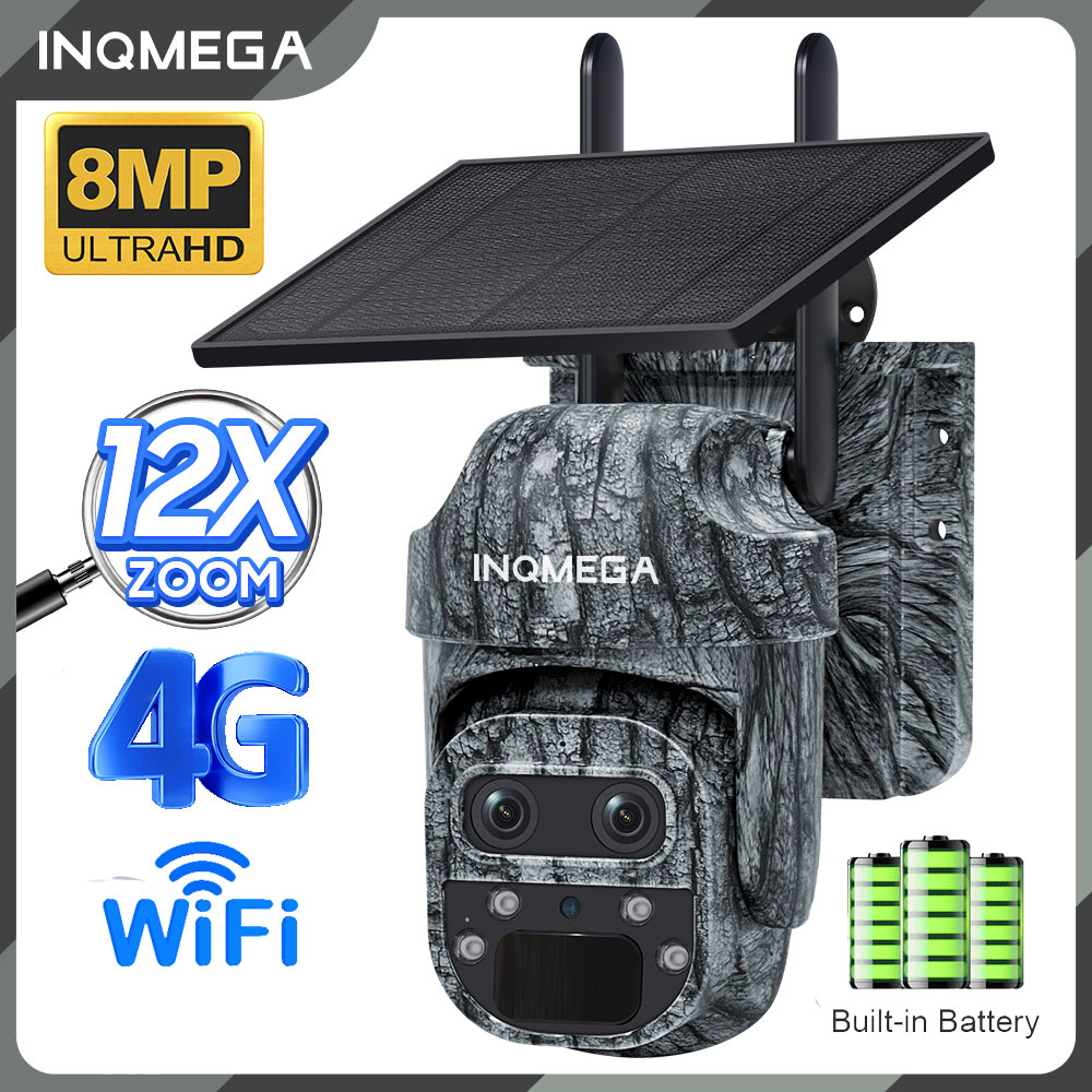 4K 8MP 4G SIM WIFI Solar Power - огляд і ціна Outdoor Hunting Camera Wifi