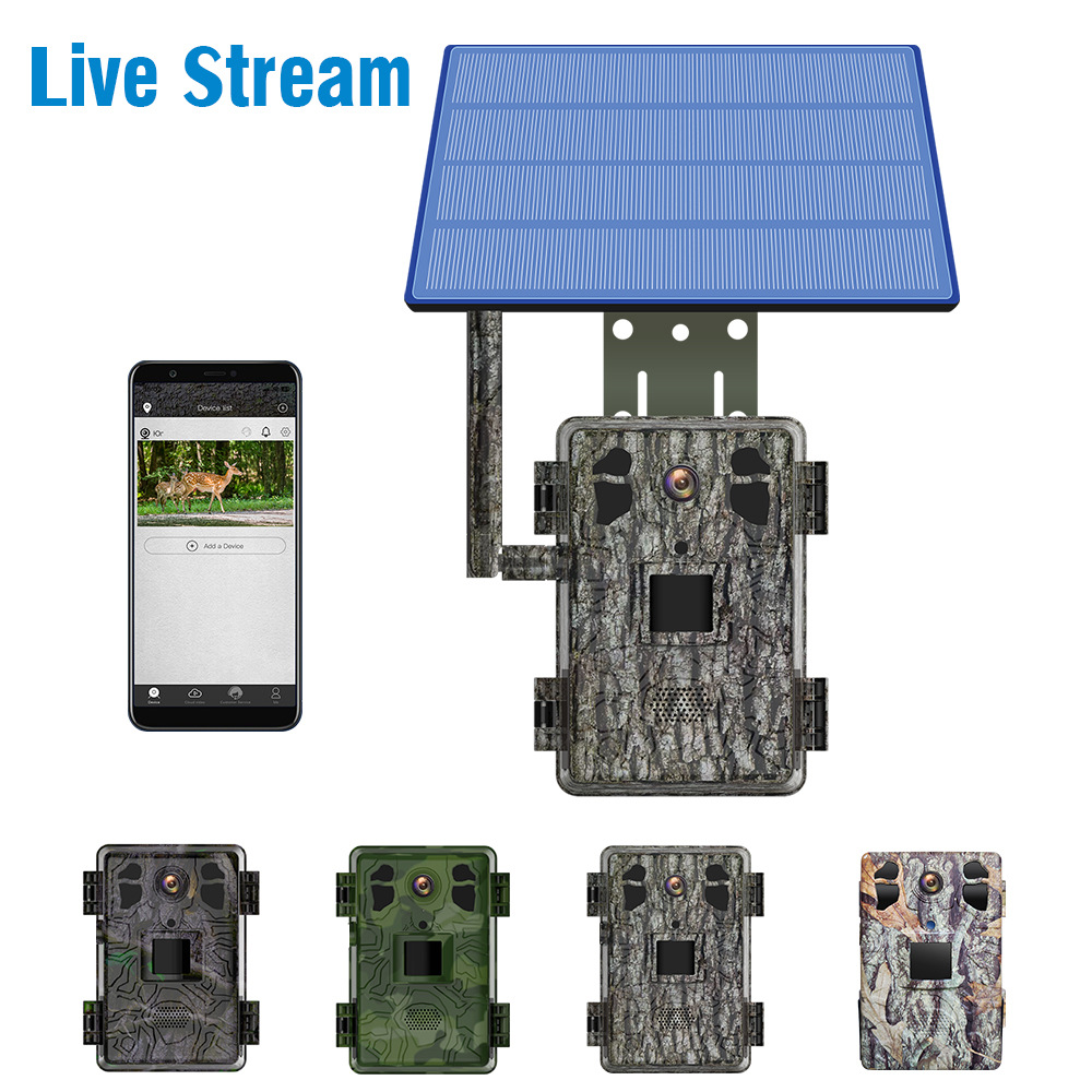 4G LTE Solar Hunting Trail Cam - огляд і ціна Outdoor Hunting Camera Wifi