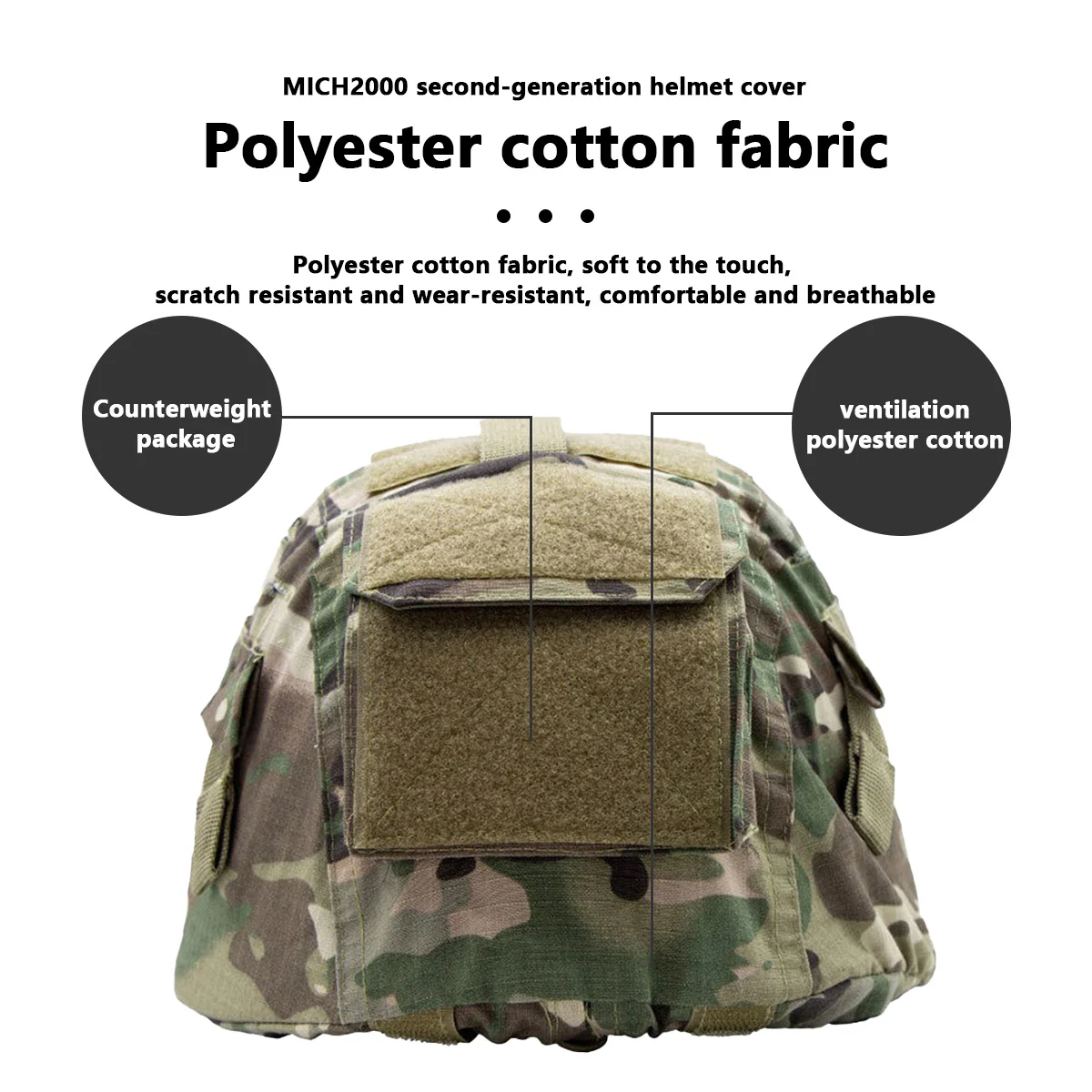 Helmet Camouflage Cover For MI - огляд і ціна Hunting And Outdoor Shop