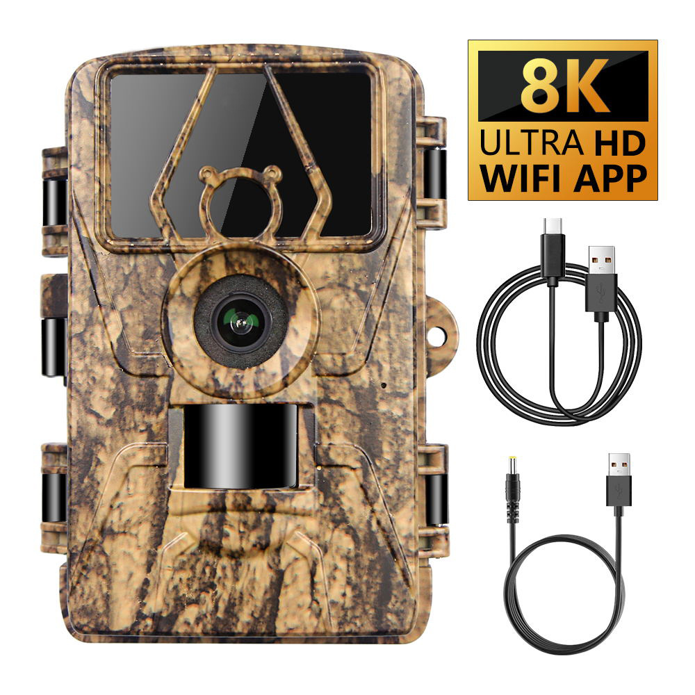 PR801W Ultra Clear 8K Video 60 - огляд і ціна Outdoor Hunting Camera Wifi