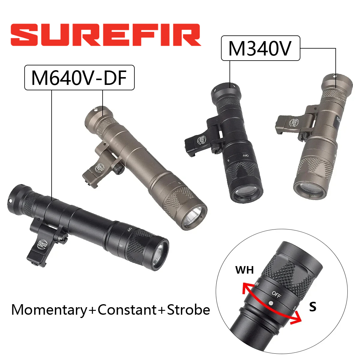 Surefir M600 M340 DF M640 SF F - огляд і ціна Hunting And Outdoor Shop
