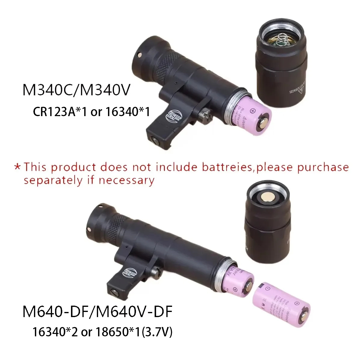 Surefir M600 M340 DF M640 SF F - огляд і ціна Hunting And Outdoor Shop